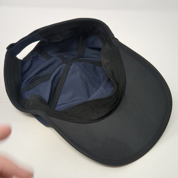 Nike Fit Strapback Baseball Cap Blue One Size Mesh Vents Embroidered Outdoor - Picture 7 of 8